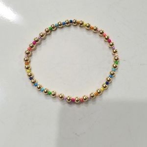 BaubleBar Pisa bracelet - rainbow/gold